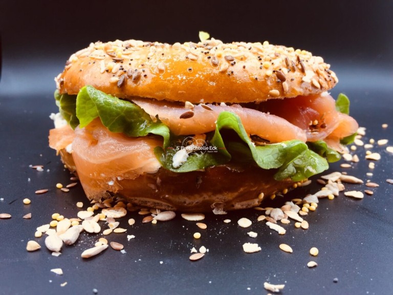 Bagel au saumon fumé